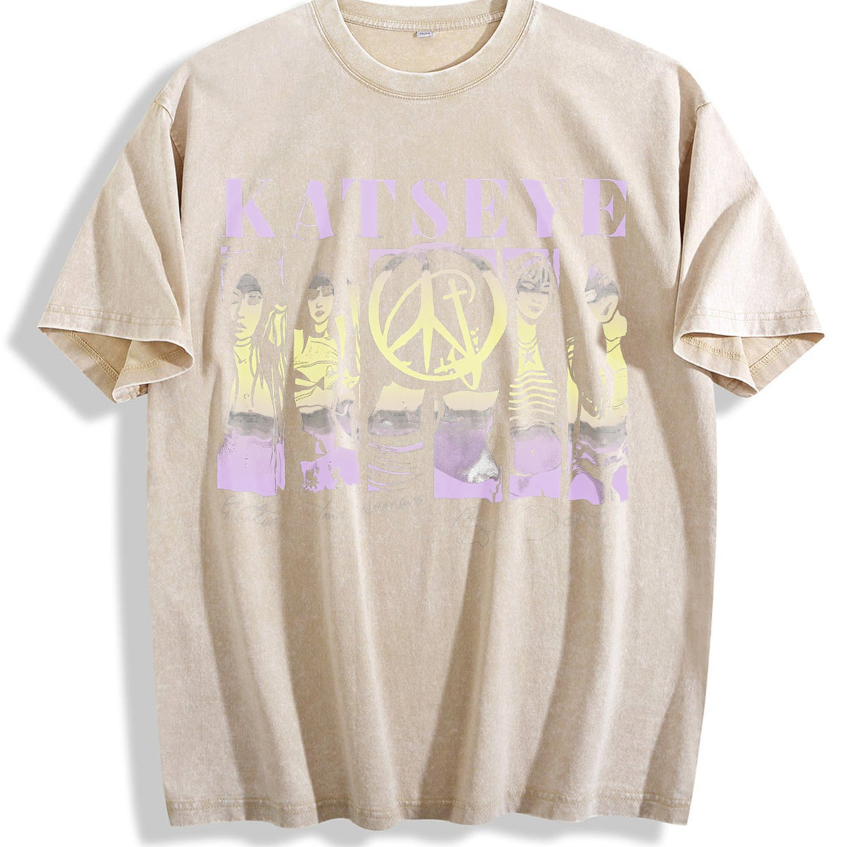 Katseye 2 Sided Vintage Washed T-Shirt product image 1