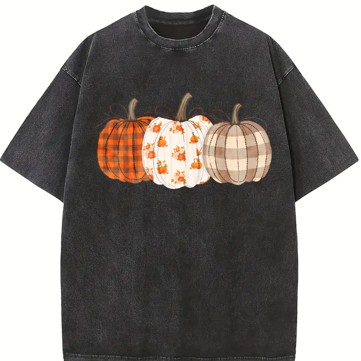 Pumpkin Vintage Washed T-Shirt product image 2