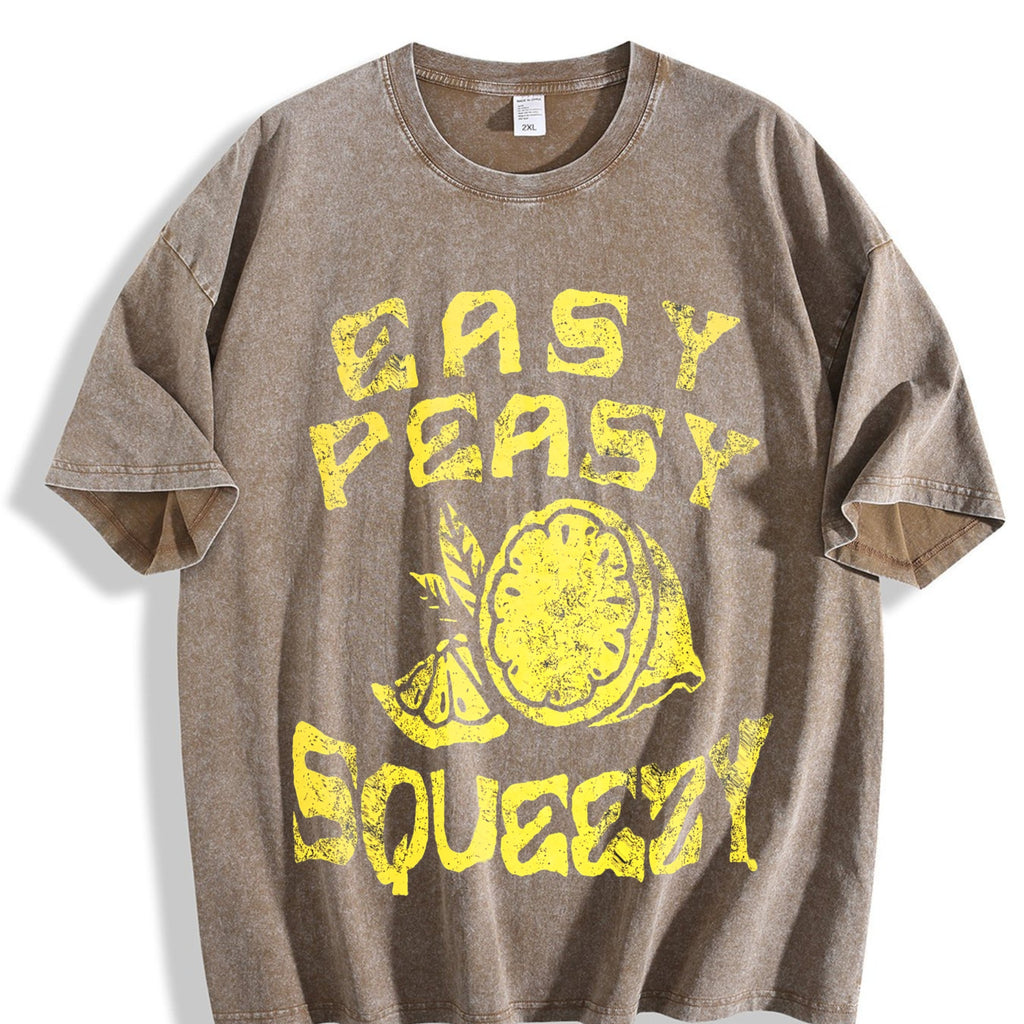 Easy Peasy Lemon Squeezy Funny Relaxed Lemons Saying product image 3