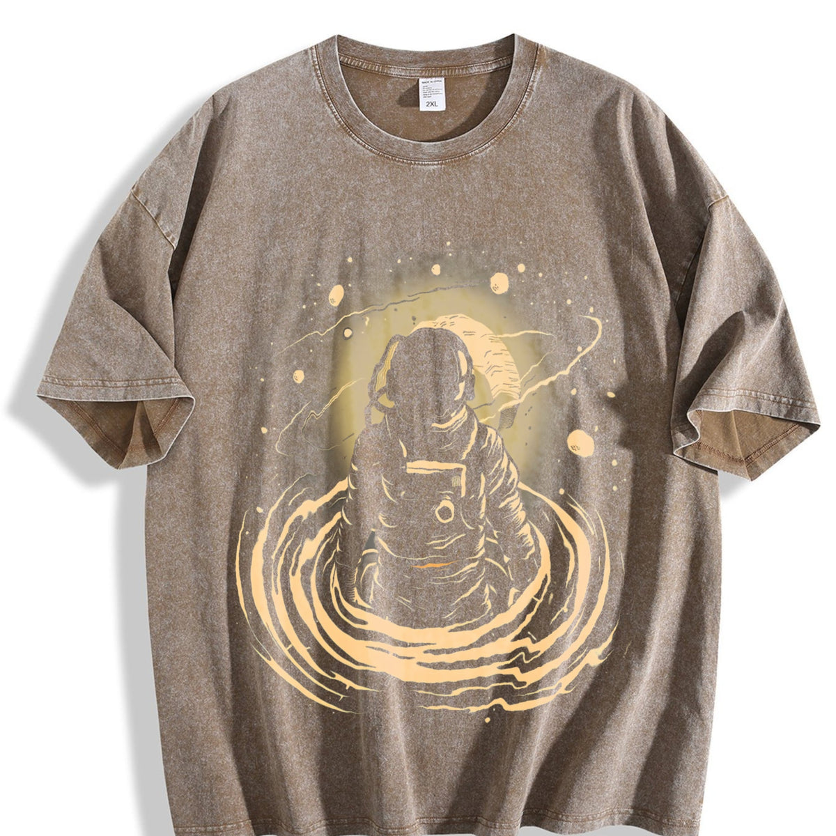 Astronaut In The Space Vintage Washed T-Shirt product image 3