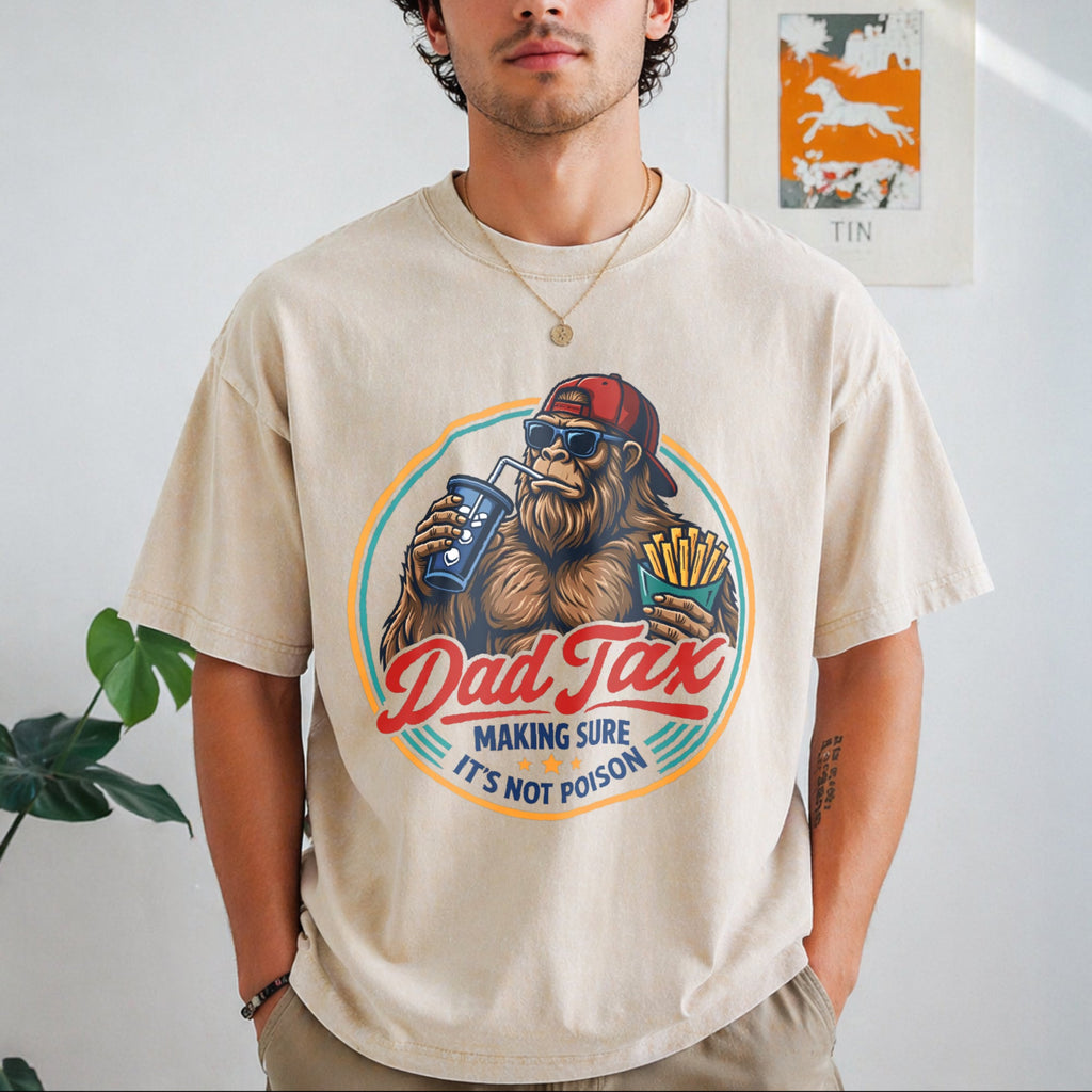 Dad Tax Vintage Washed T-Shirt product image 1