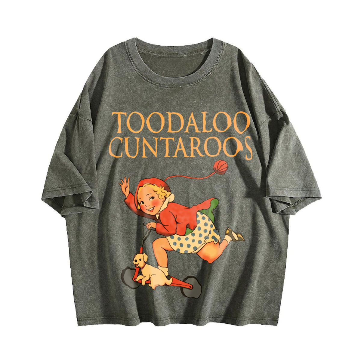 Funny Sarcastic Vintage Washed T-Shirt product image 4