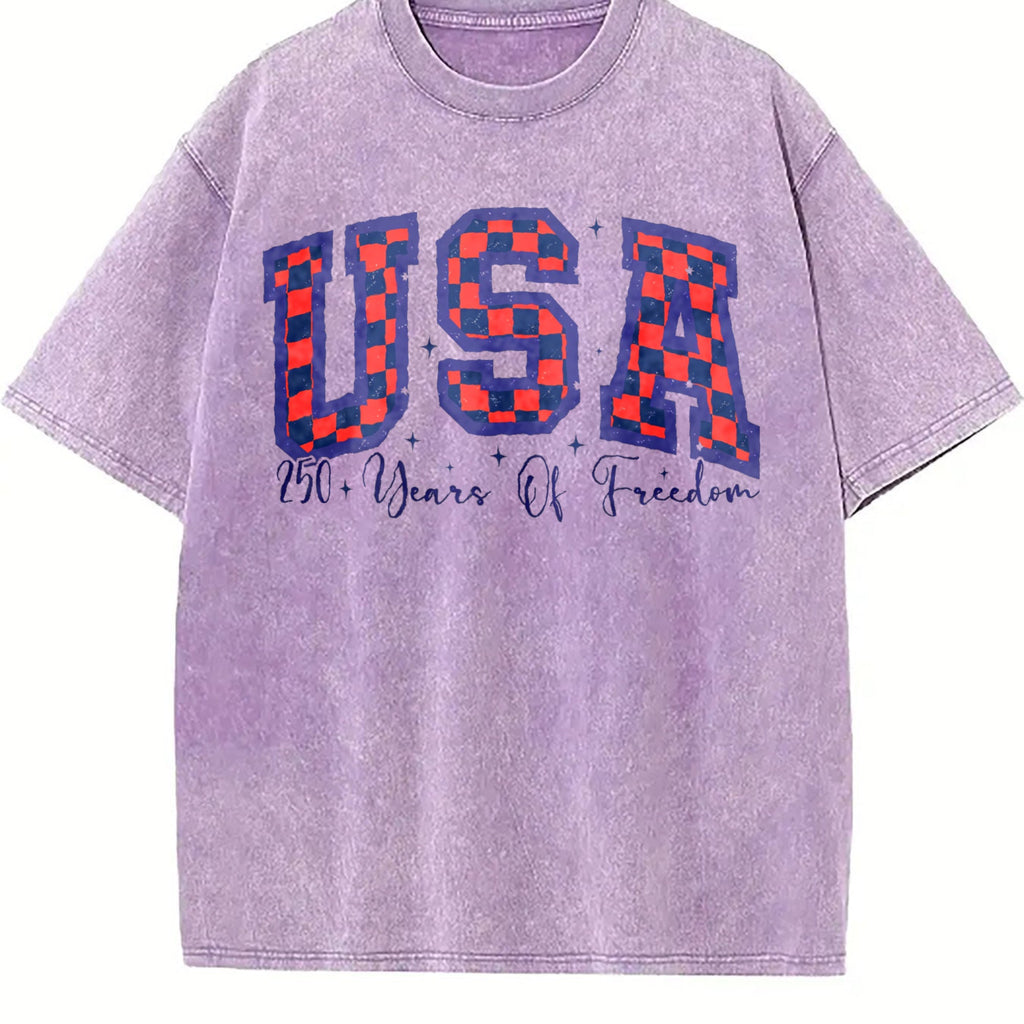 USA 1776-2026 Vintage Washed T-Shirt product image 6