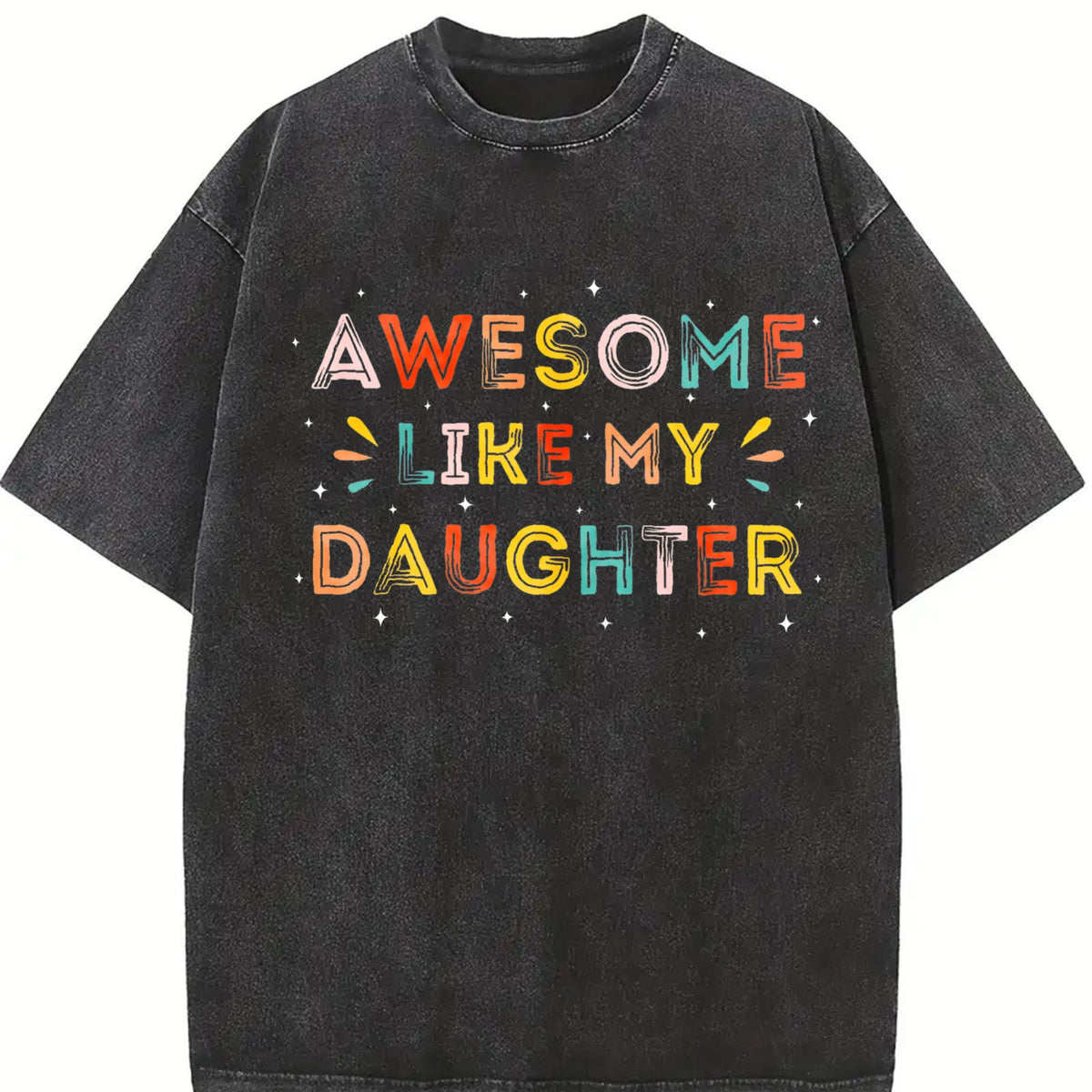 Awesome Like My Daughter Vintage Washed T-Shirt product image 2
