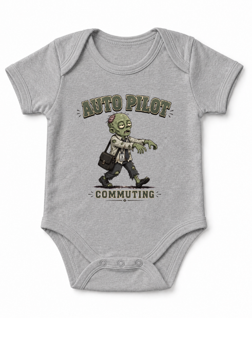 Zombie Auto Pilot Commuting to Work