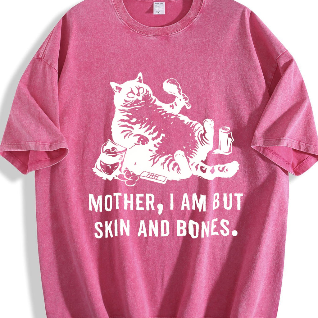 Funny Cat Mom Vintage Washed T-Shirt product image 7