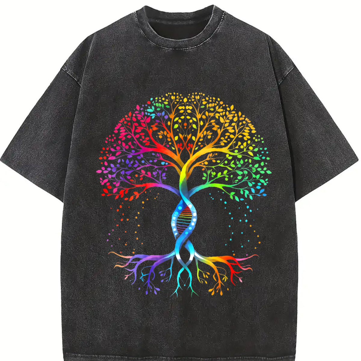 Pride Tree Of Life Bella Canvas Vintage Washed T-Shirt product image 2