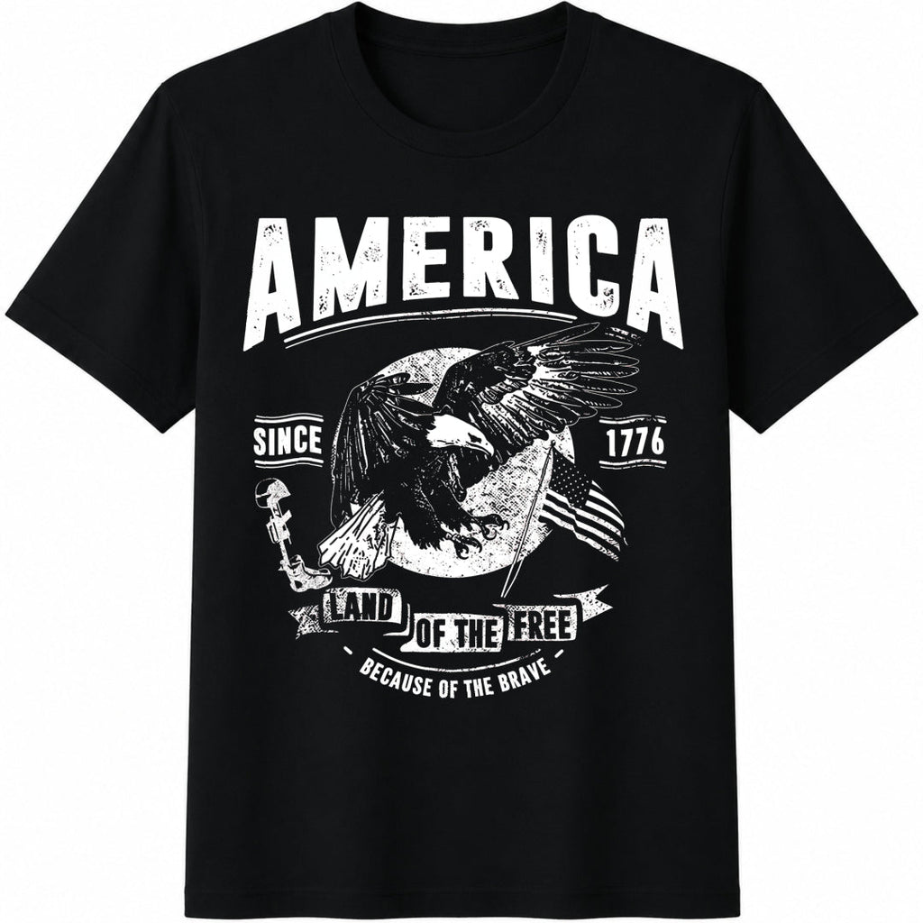By Sarah Patriotic Home Of Free Because Of Brave 4th July product image 1