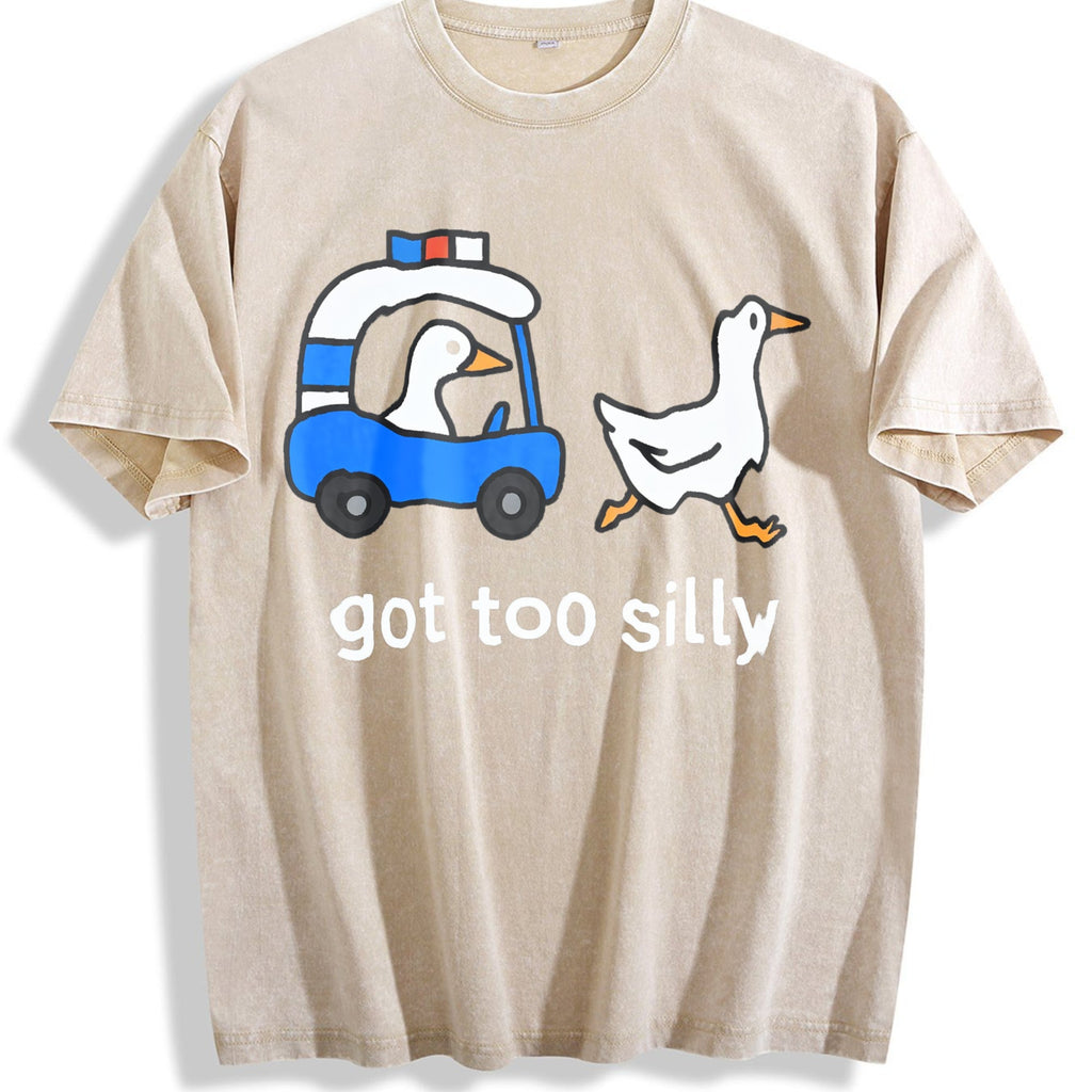 100 Silly Goose Police Chase Got Too Meme Funny Vintage product image 1
