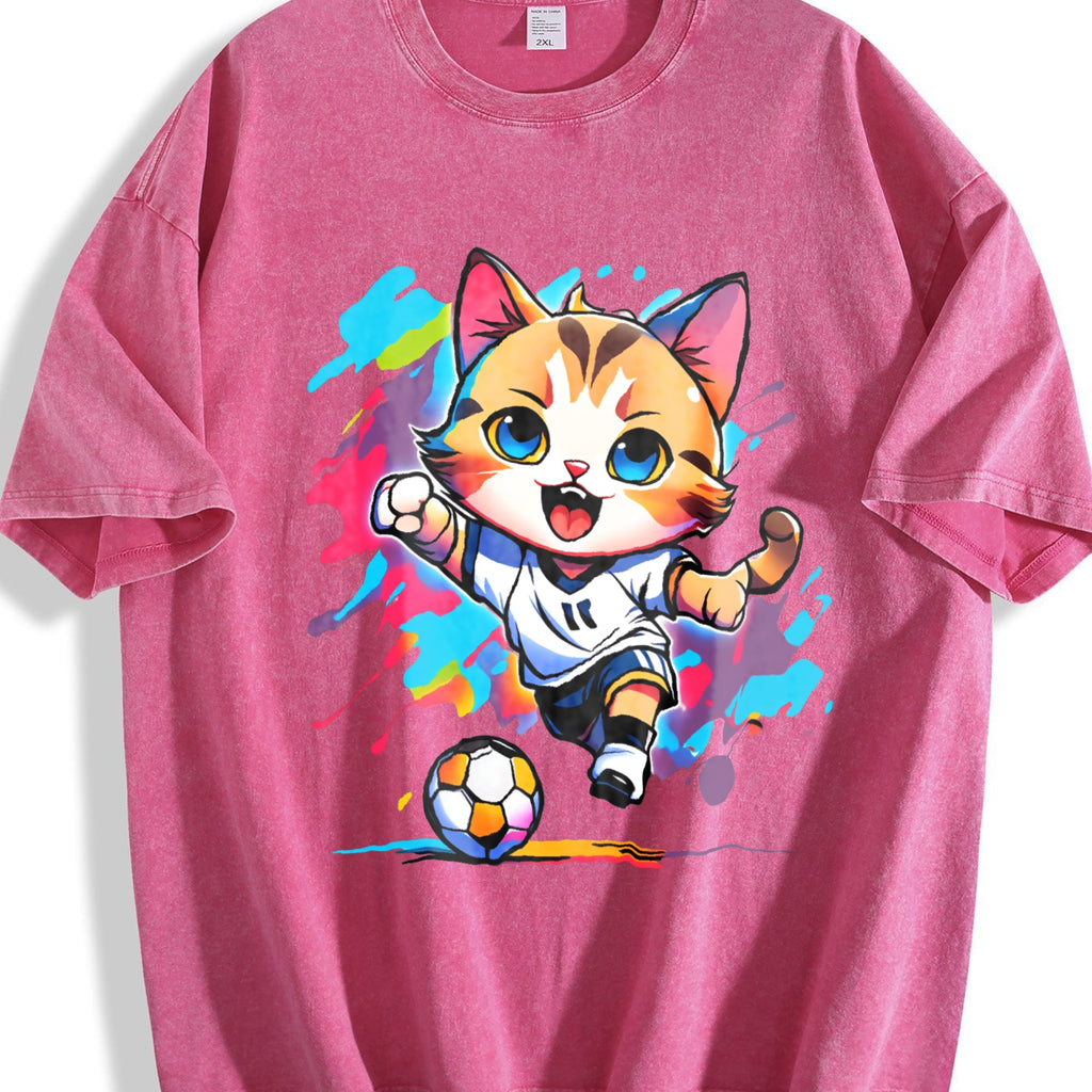 Global Soccer Fan Vintage Washed T-Shirt product image 7