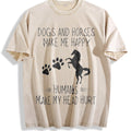 Dog Lovers & Horse Vintage Washed T-Shirt product image 1