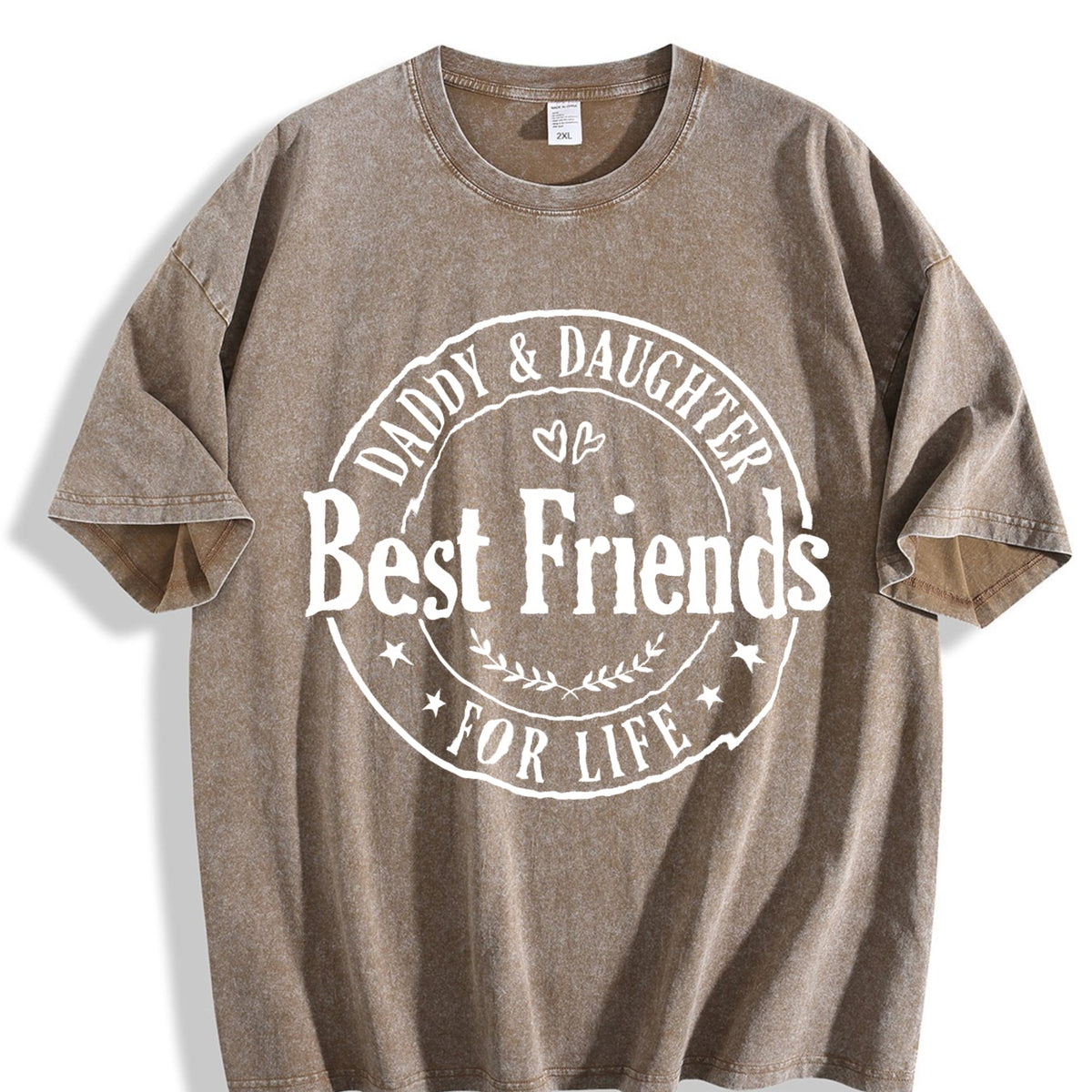 Daddy Daughter Vintage Washed T-Shirt product image 3