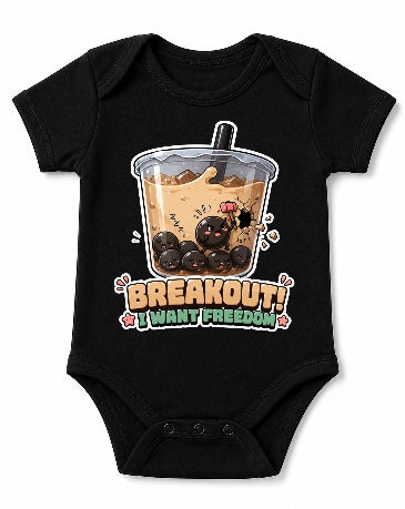 Breakout! I Want Freedom - Funny Boba Pearl Milk Tea product image 3