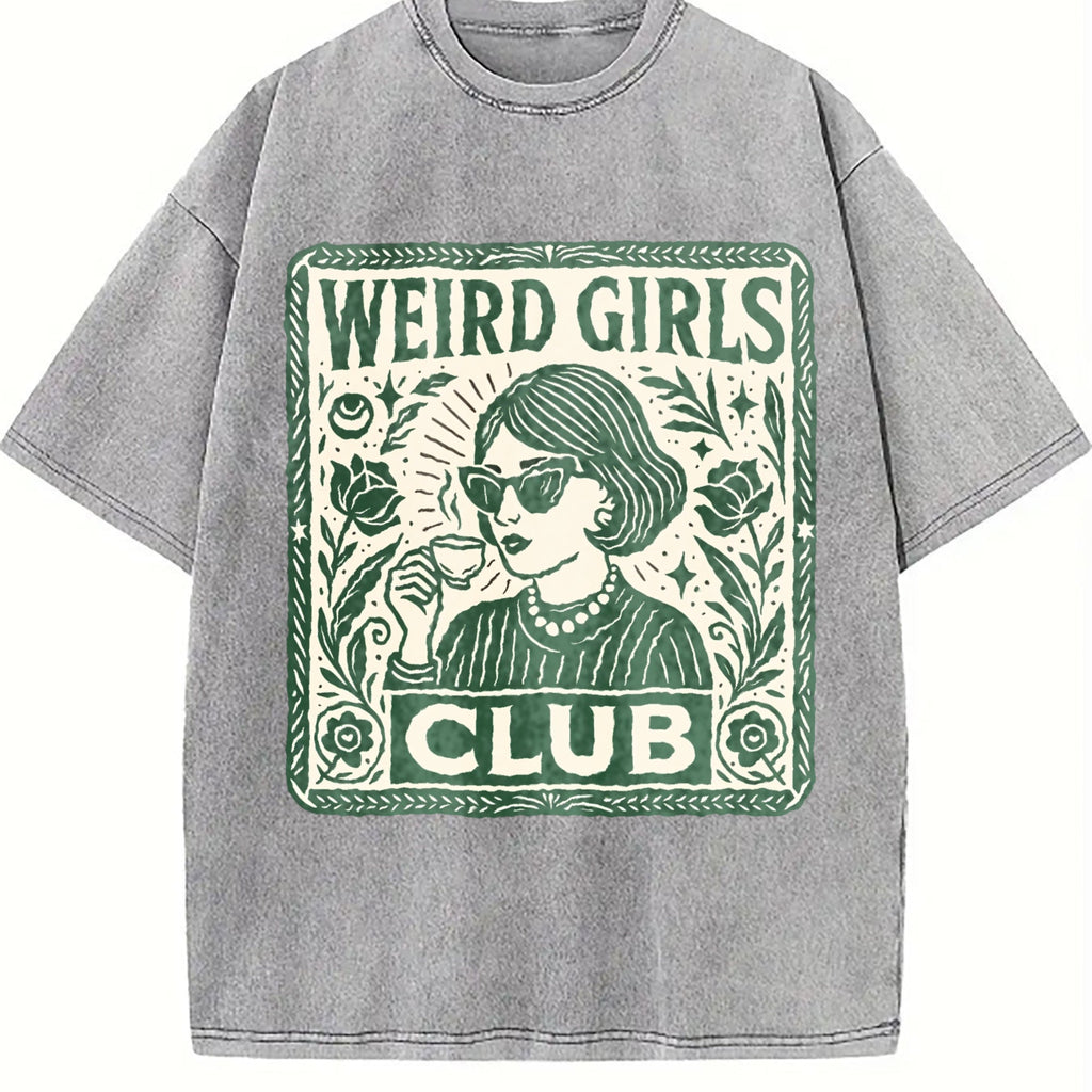 Weird Girls Club Vintage Washed T-Shirt product image 5