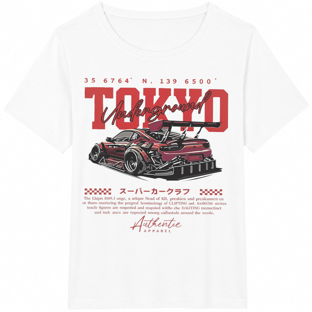 Summer New Funny Racing Car White Cotton T-Shirt product image 2