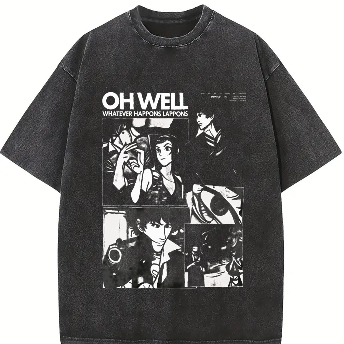 Cowboy Bebop Vintage Washed T-Shirt product image 2