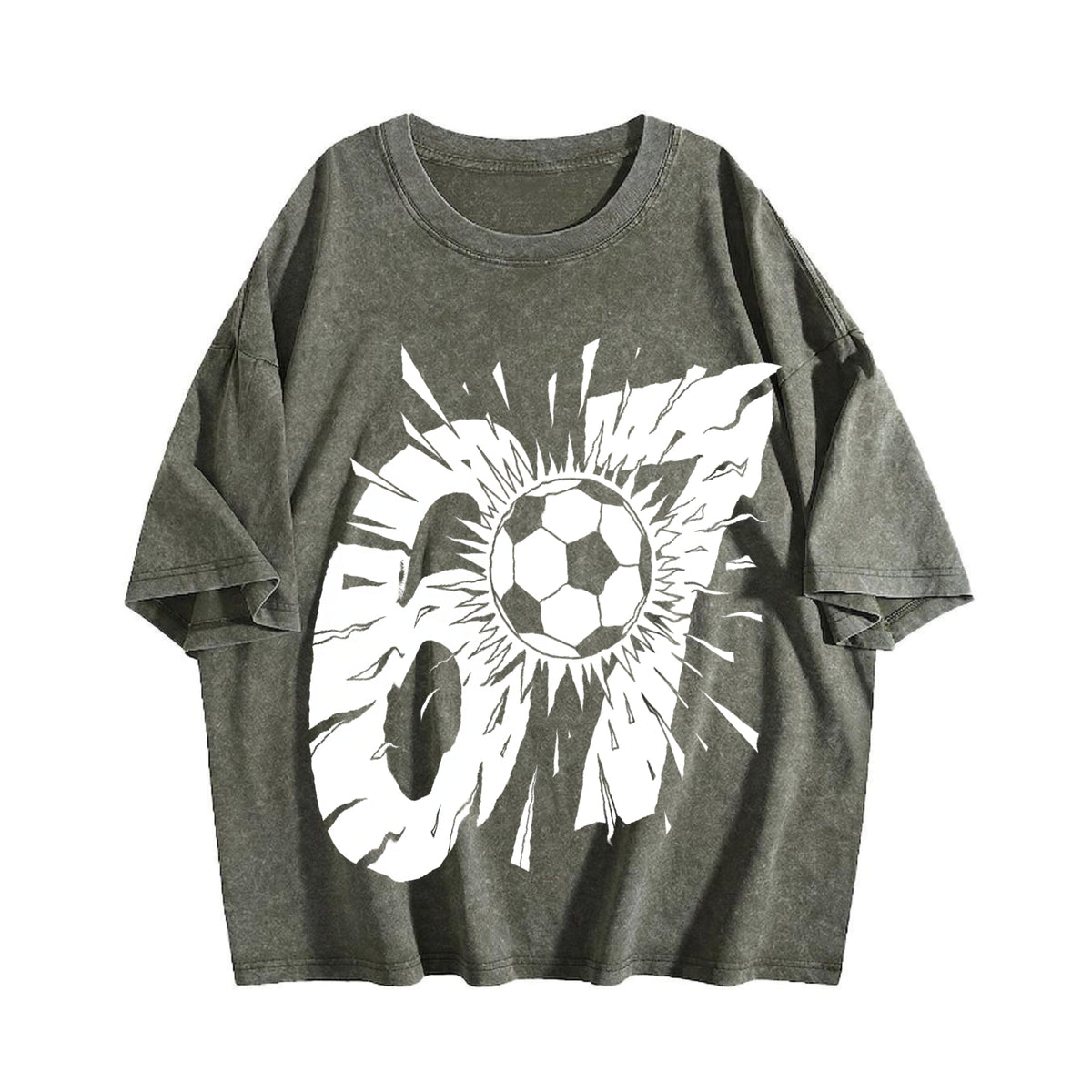 Global Soccer Fan Vintage Washed T-Shirt product image 4