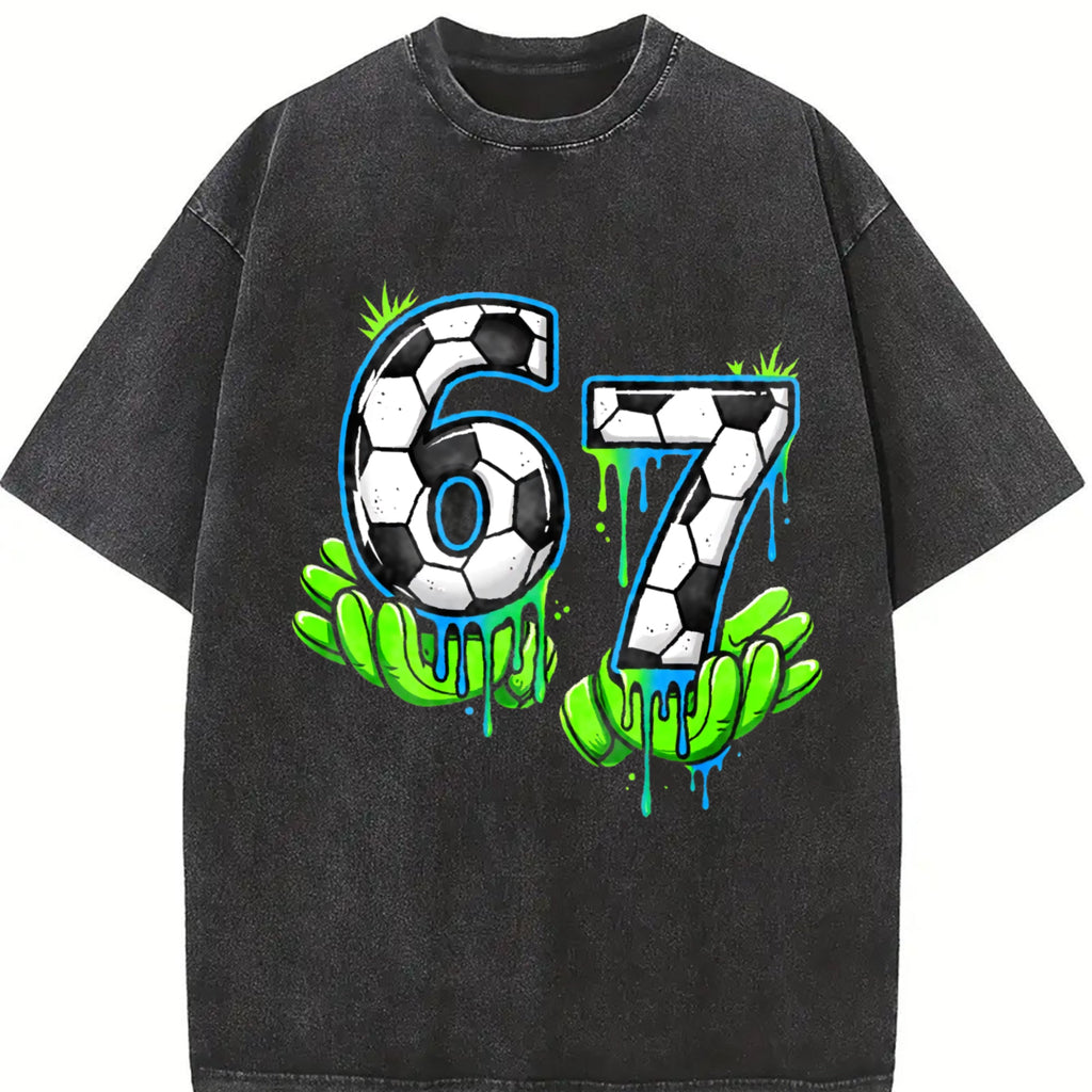 Global Soccer Fan Vintage Washed T-Shirt product image 2