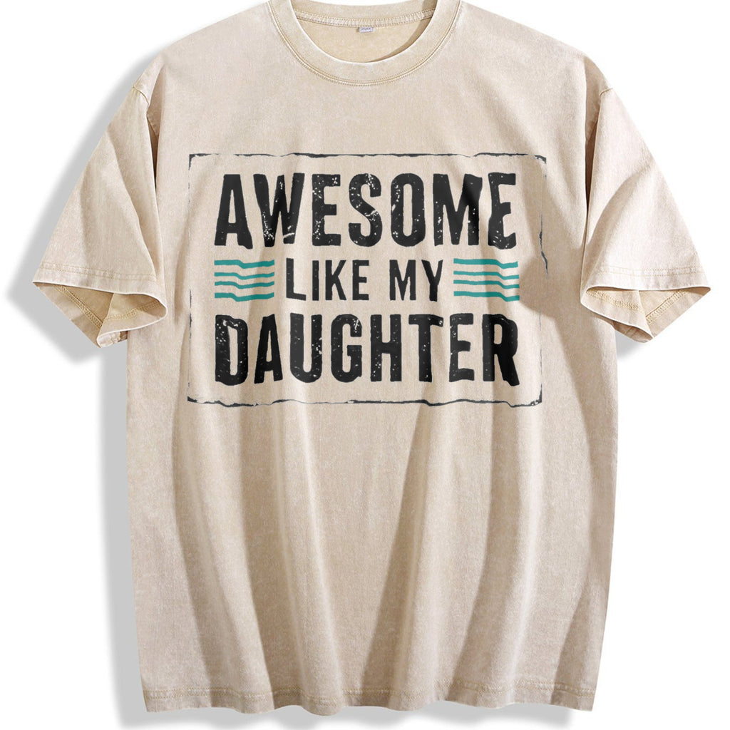 Funny Daughter Wife Slogan Vintage Washed T-Shirt product image 1