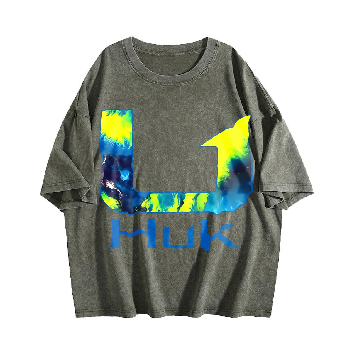 Huk Tie Dye Arrow Logo Vintage Washed T-Shirt product image 4