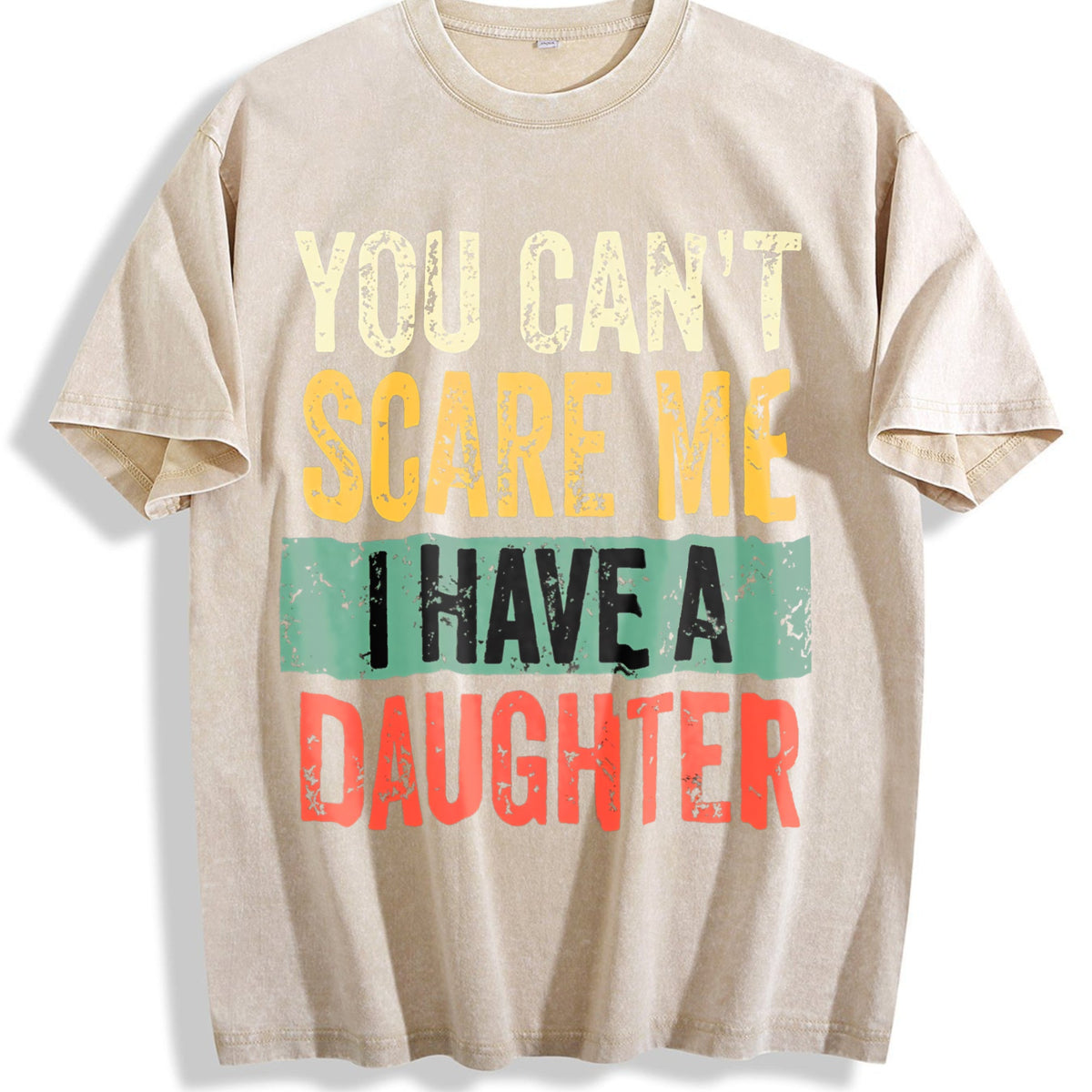 You Can't Scare Me Vintage Washed T-Shirt product image 1