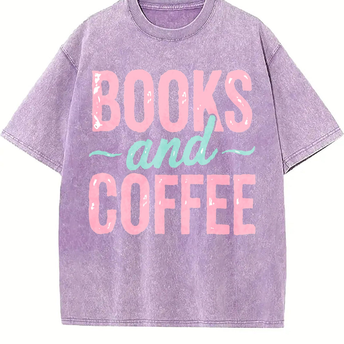 Book & Coffee Vintage Washed T-Shirt product image 6