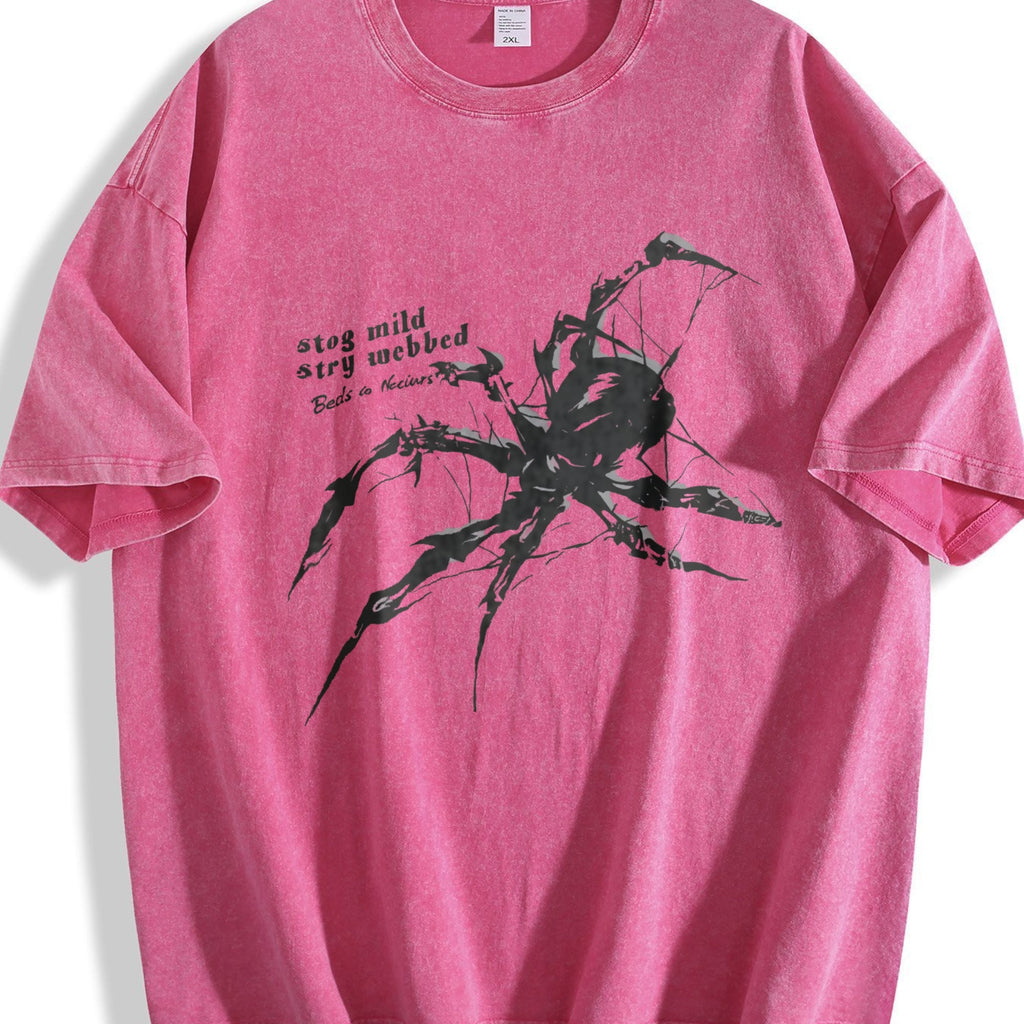 Weaving Future Gothic Spider Vintage Washed T-Shirt product image 7