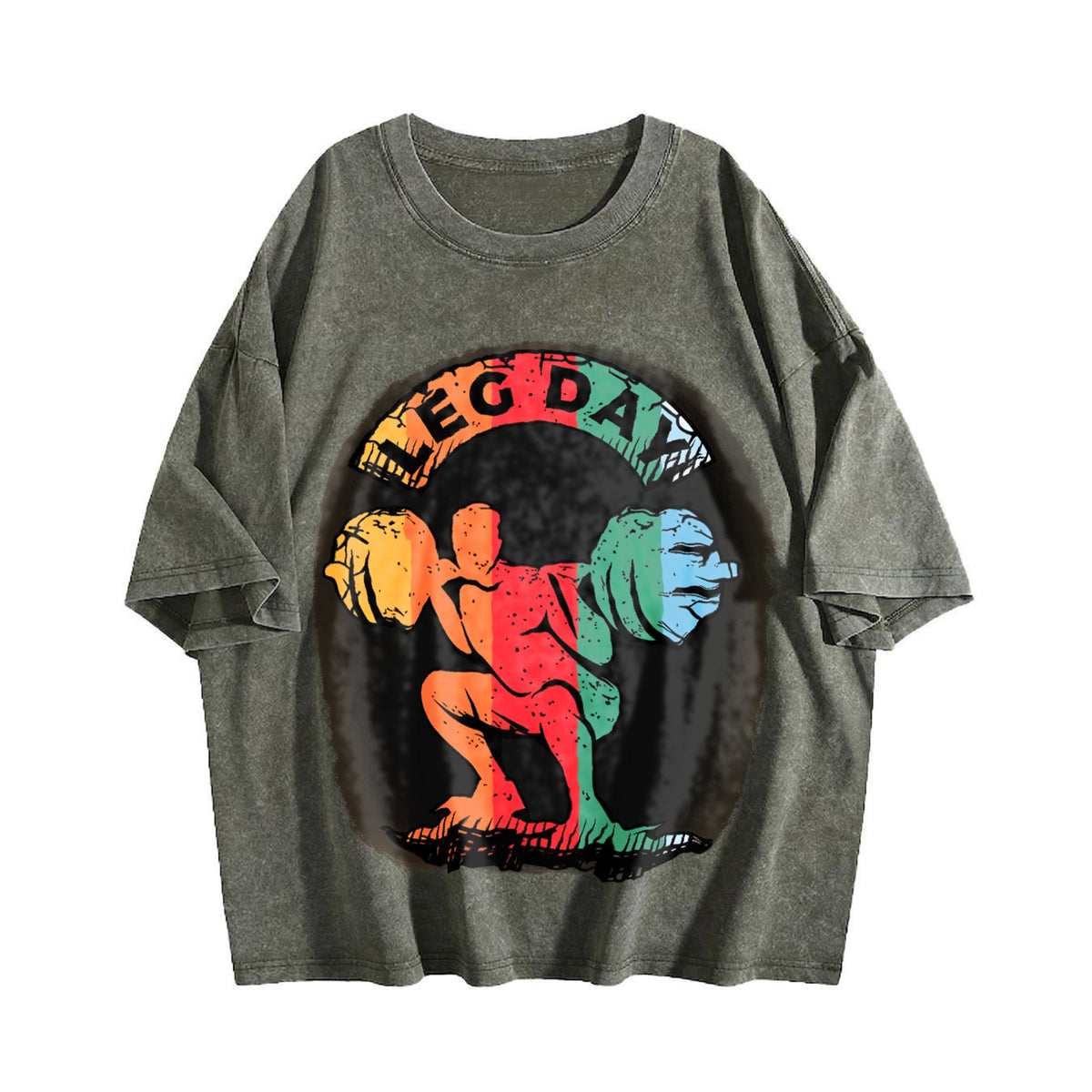 Gym Motivation Vintage Washed T-Shirt product image 4