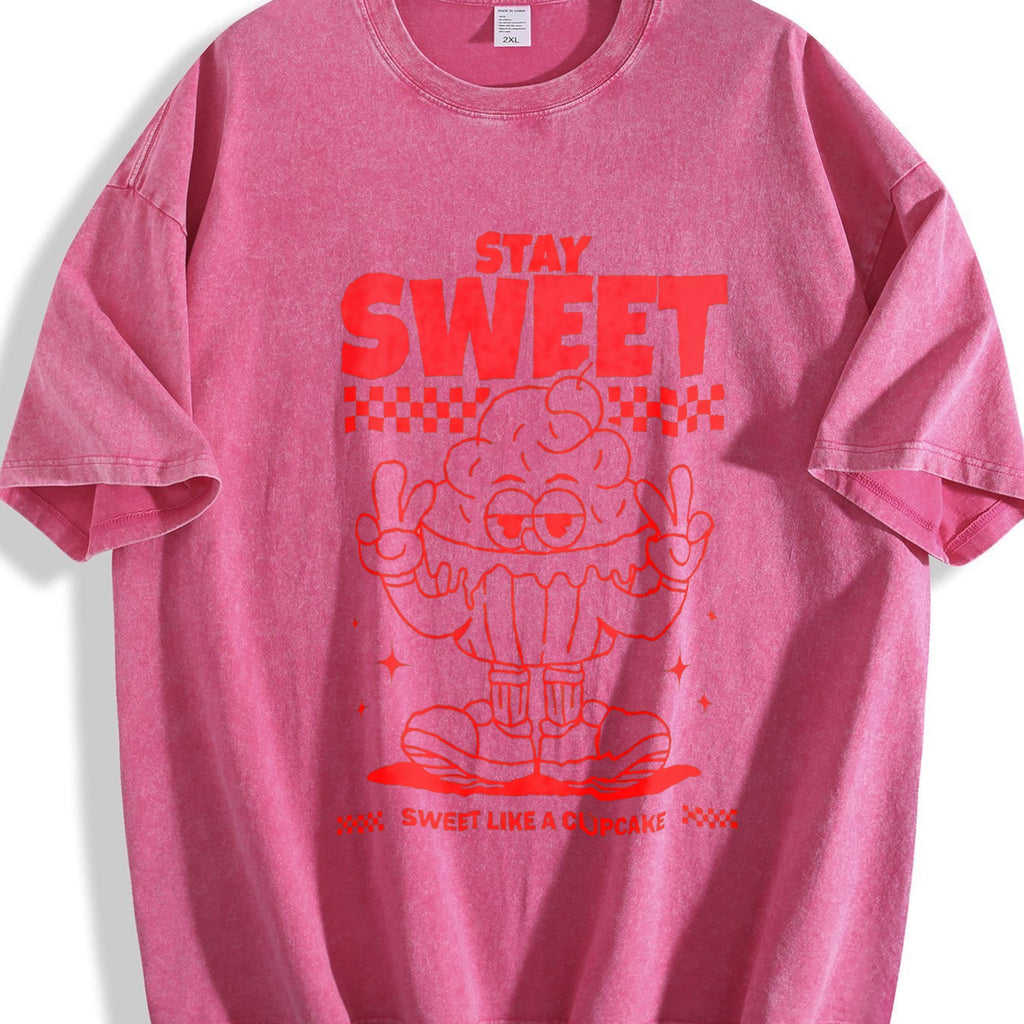 Stay Sweet Mascot 90s Vintage Washed T-Shirt product image 7