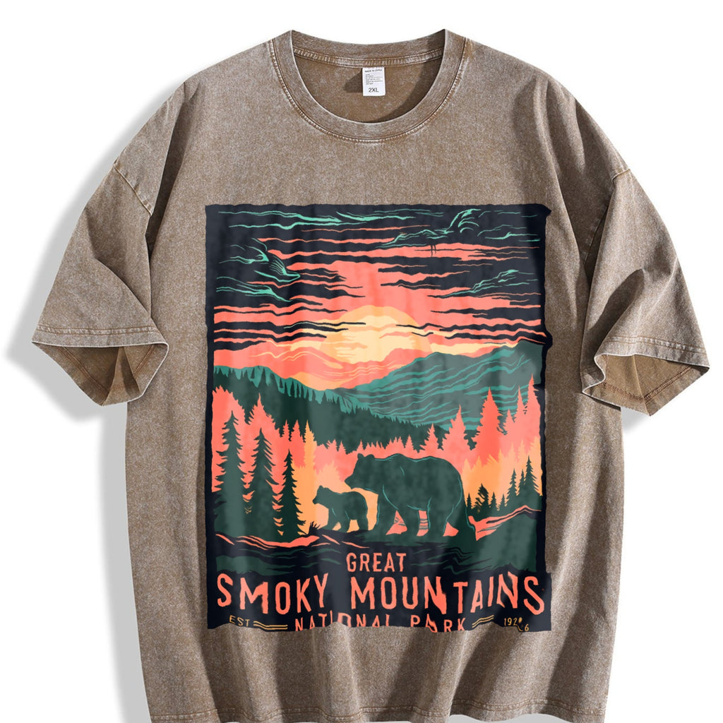Short-sleeved For A Bear Vintage Washed T-Shirt product image 3