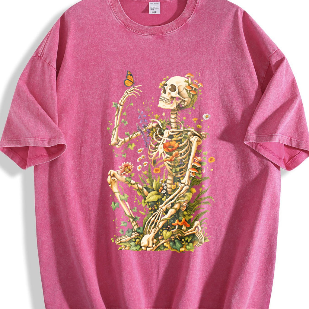 Botanical Skeleton Vintage Washed T-Shirt product image 7