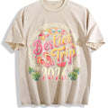 Y2K 100 Boxy Aesthetic Summer Vibes Vintage Washed T-Shirt product image 1