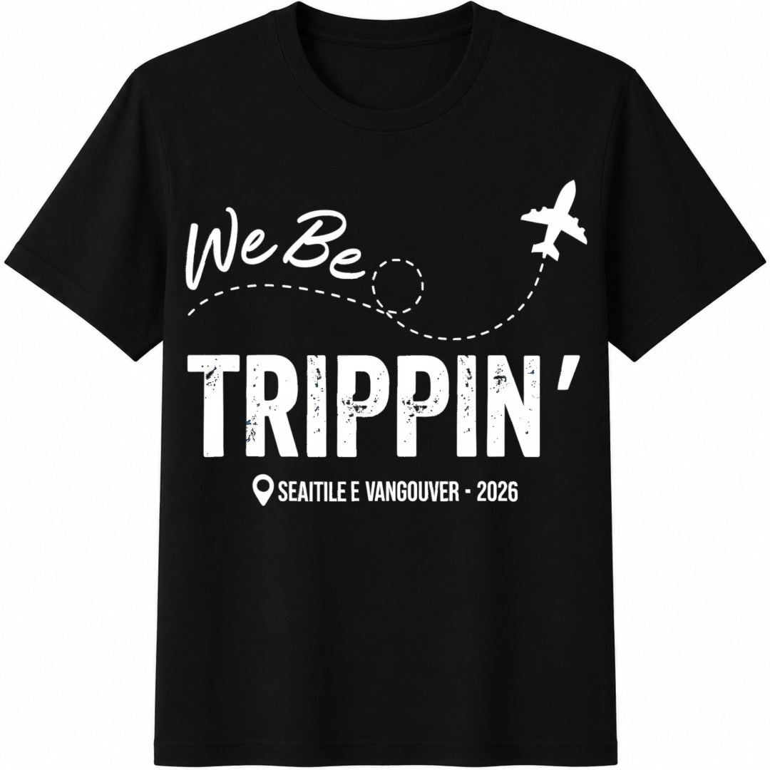 We Be Trippin Cotton T-Shirt product image 1