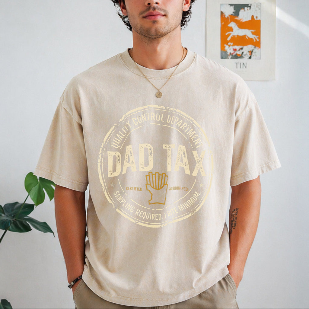 Dad Tax Vintage Washed T-Shirt product image 1
