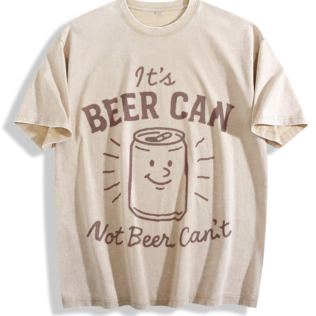 It's Beer Can Not Can't Vintage Washed T-Shirt product image 1