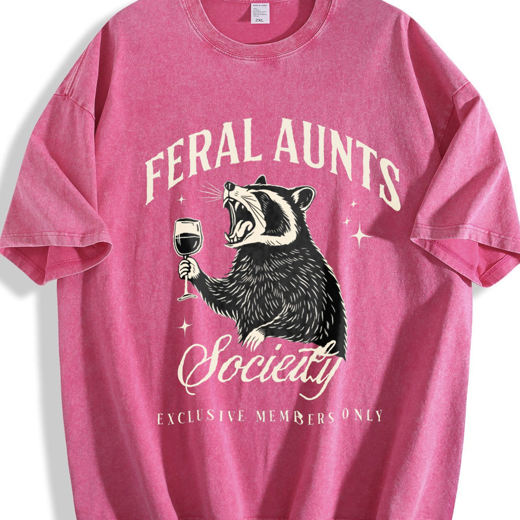 Feral Aunts Society Vintage Washed T-Shirt product image 7