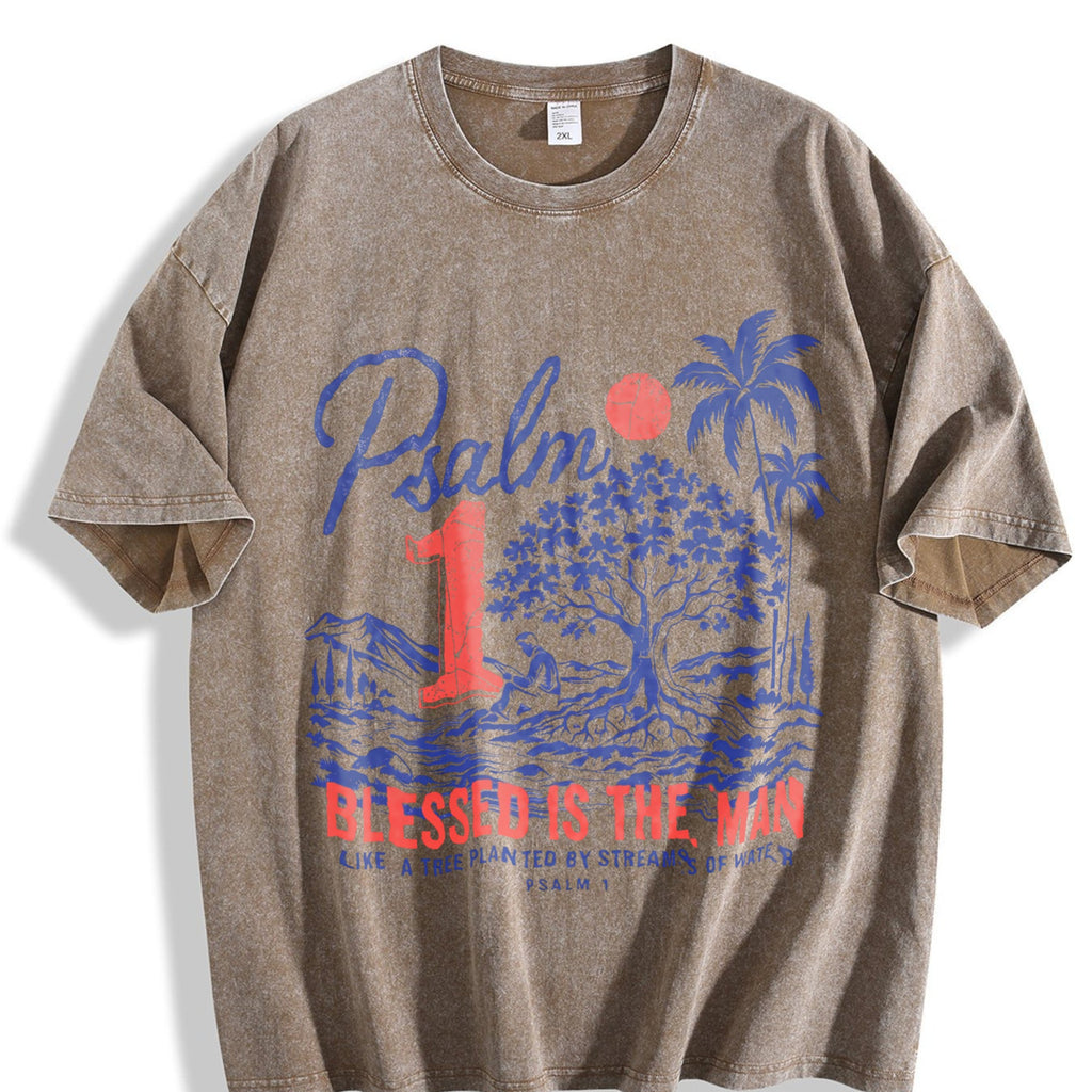 Psalm 1 Blessed Is The Man Christian Faith Tree Nature product image 3