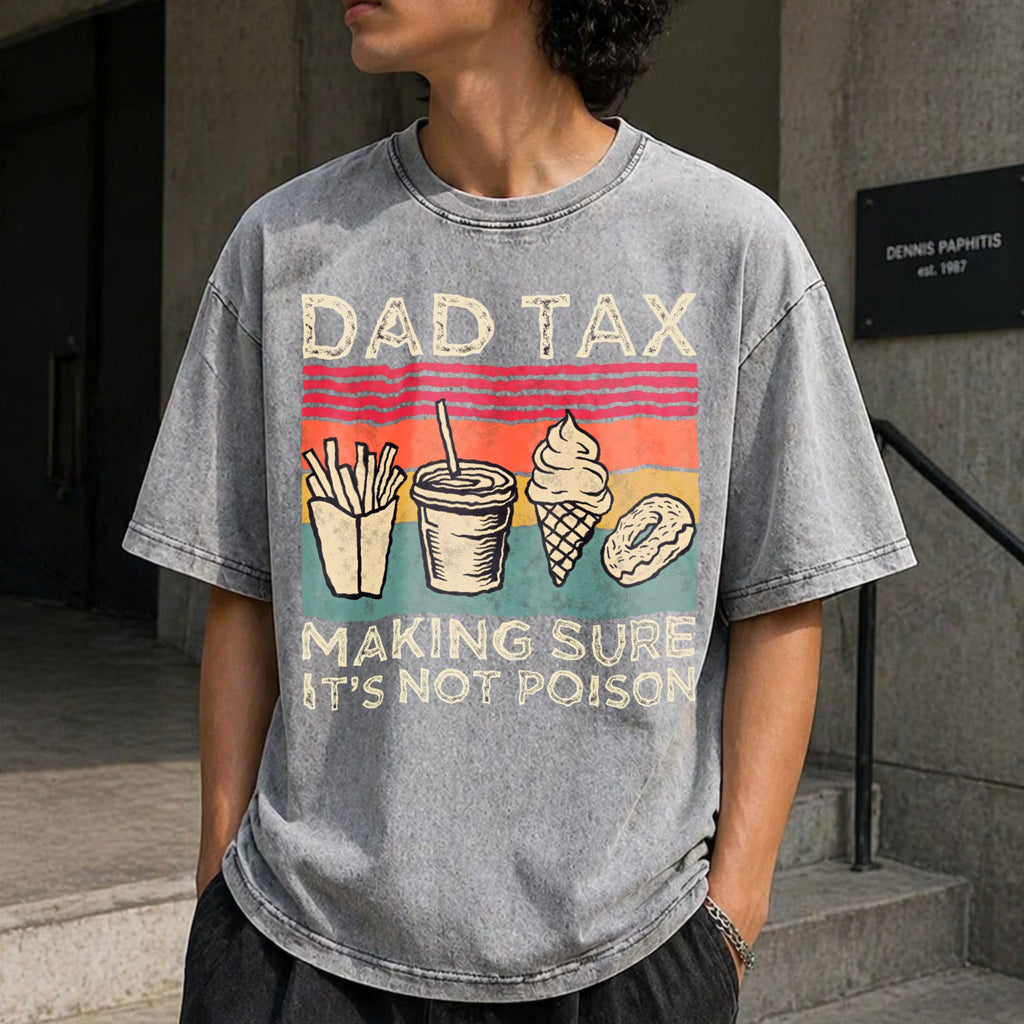 Dad Tax Vintage Washed T-Shirt product image 5