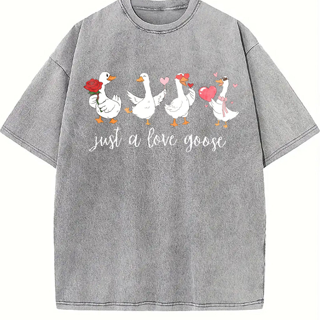 Batik - Humorous Heart Goose Vintage Washed T-Shirt product image 5