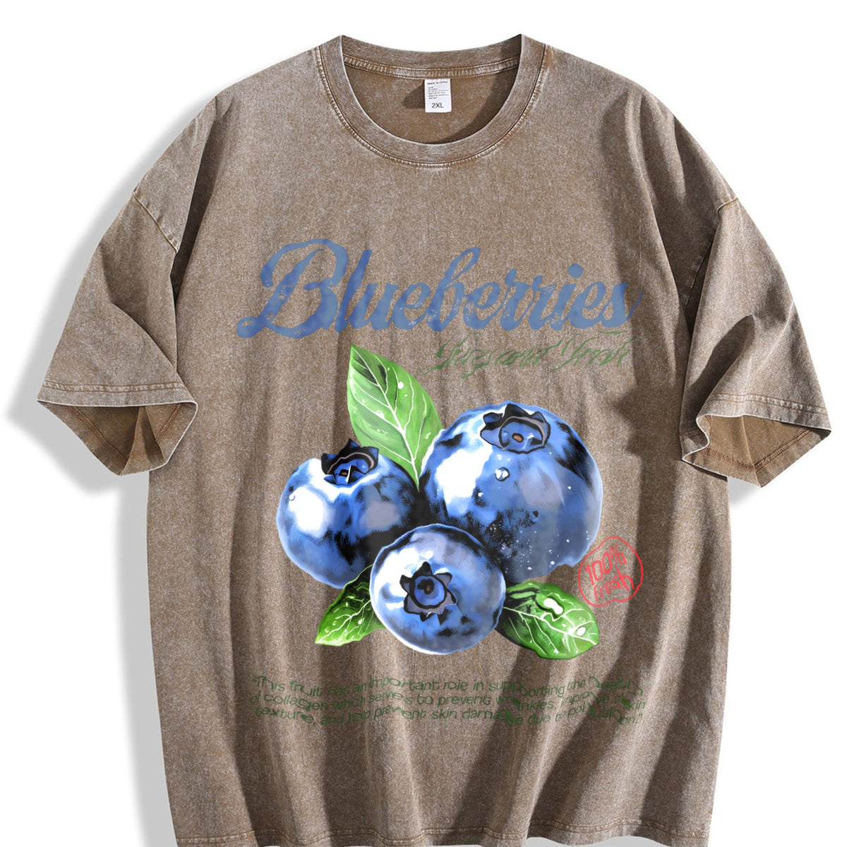 Blueberries Commercial Vintage Washed T-Shirt product image 3