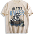 Master Baiter Raccoon Fishing Vintage Washed T-Shirt product image 1