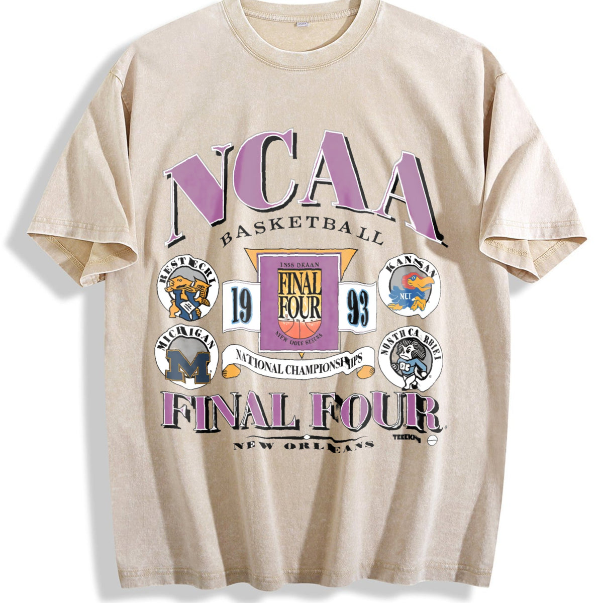 1993 Final Four Basketball College Sports Vintage Washed product image 1