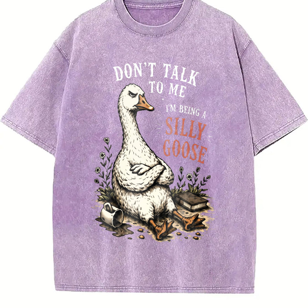 Silly Goose : Grumpy Vintage Washed T-Shirt product image 6