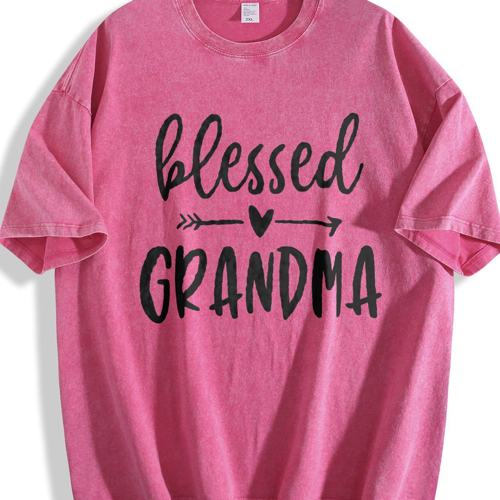 Blessed Grandma - Bella Canvas Vintage Washed T-Shirt product image 7
