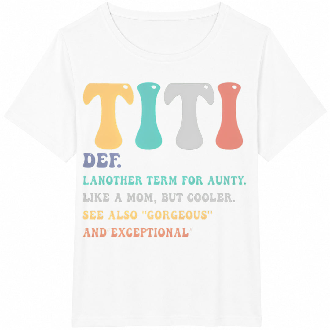 Auntie Defines 'cool Aunt As Cotton T-Shirt product image 2