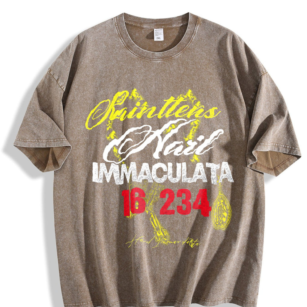 Sainttears Hail Immaculata Vintage Washed T-Shirt product image 3