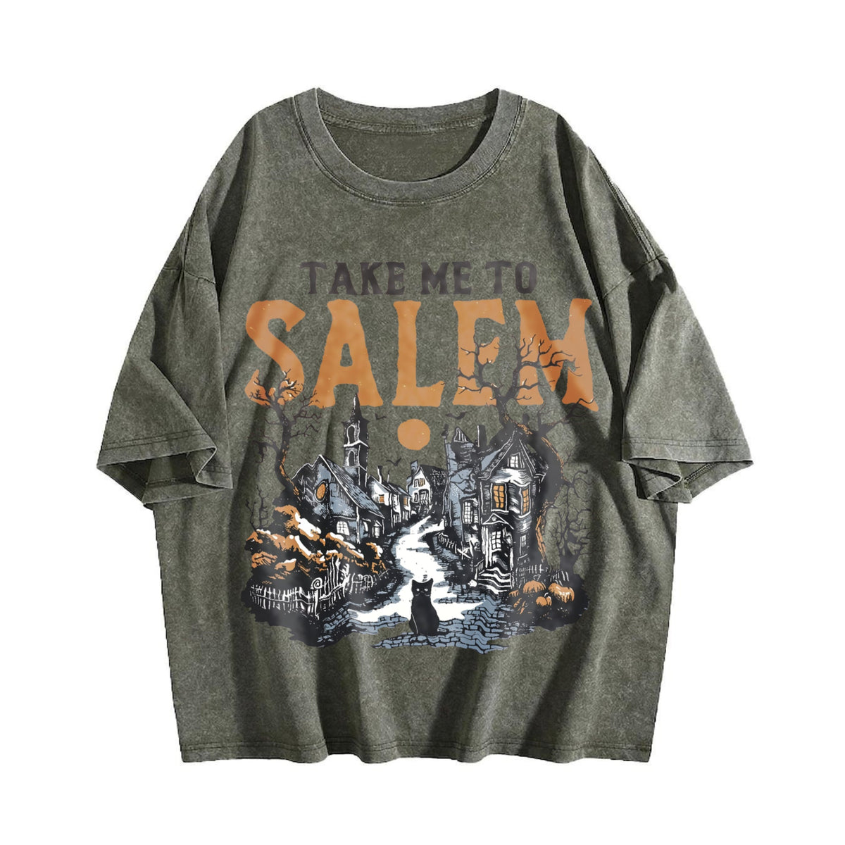 Salem Witch Town Vintage Washed T-Shirt product image 4