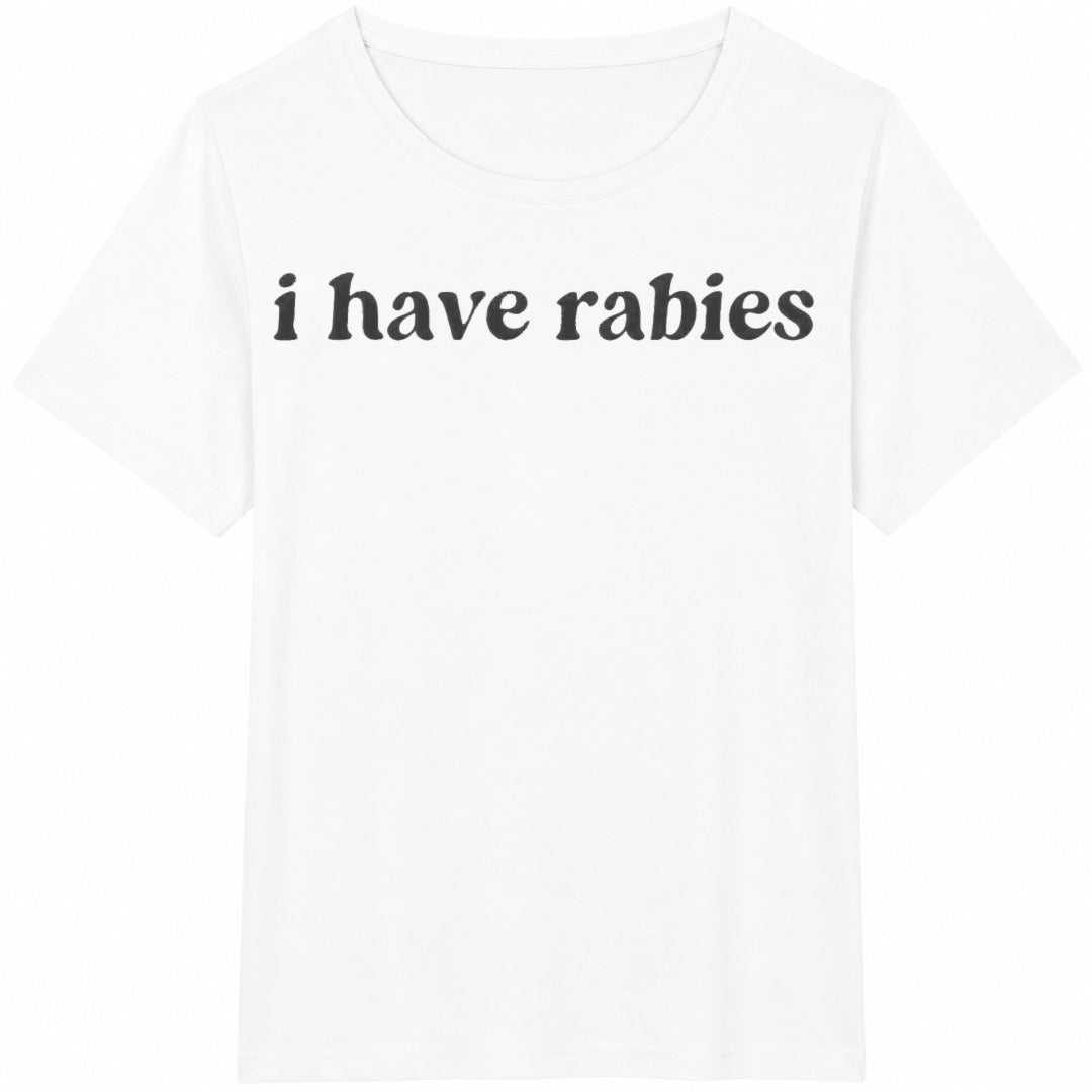 I Have Rabies Funny Sarcastic Slim Black Edgy Humor Daily product image 2