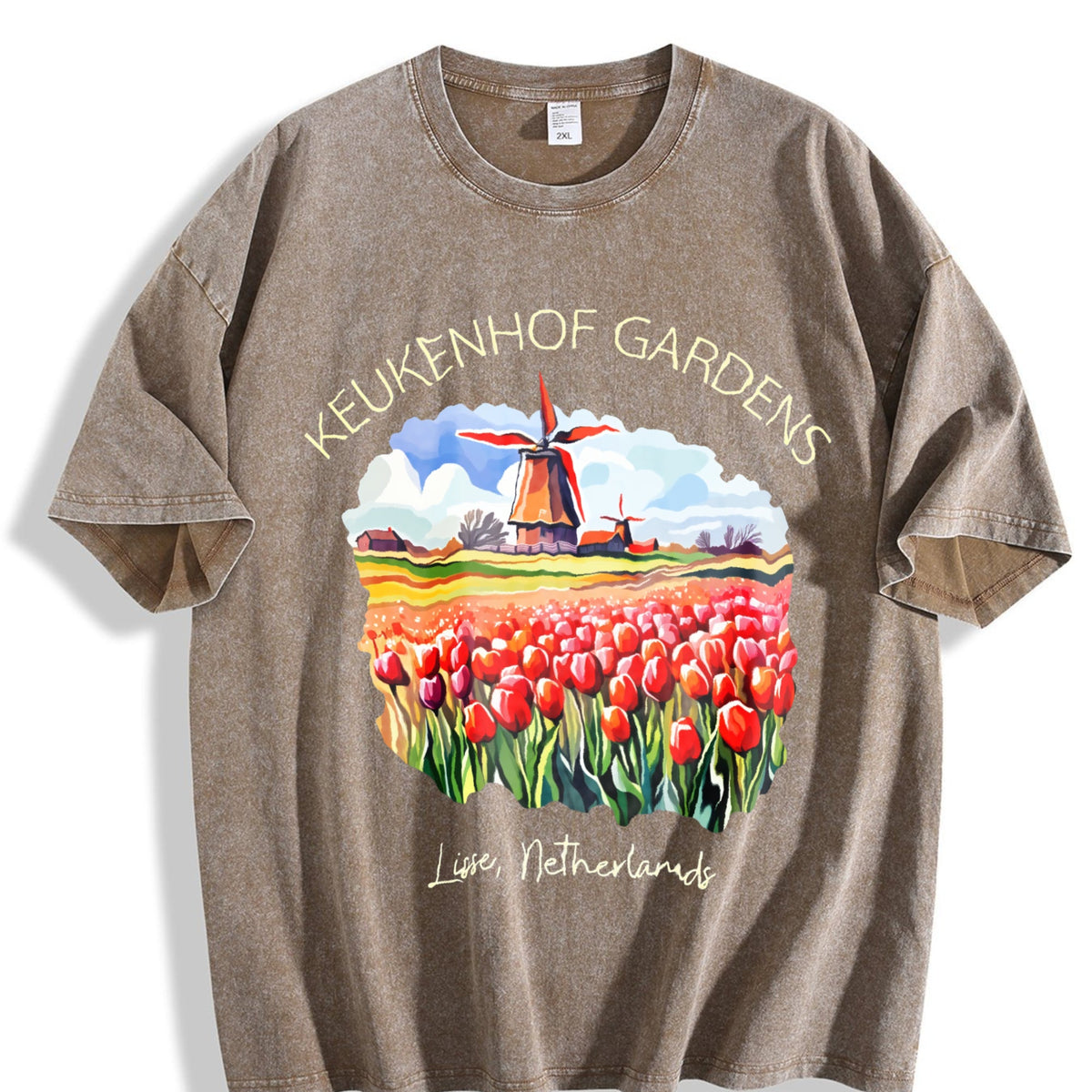 Lisse Netherlands Vintage Washed T-Shirt product image 3