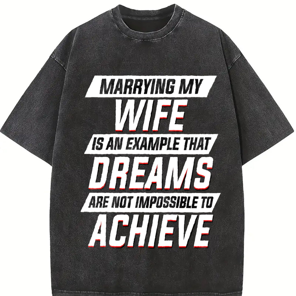 Funny Daughter Wife Slogan Vintage Washed T-Shirt product image 2
